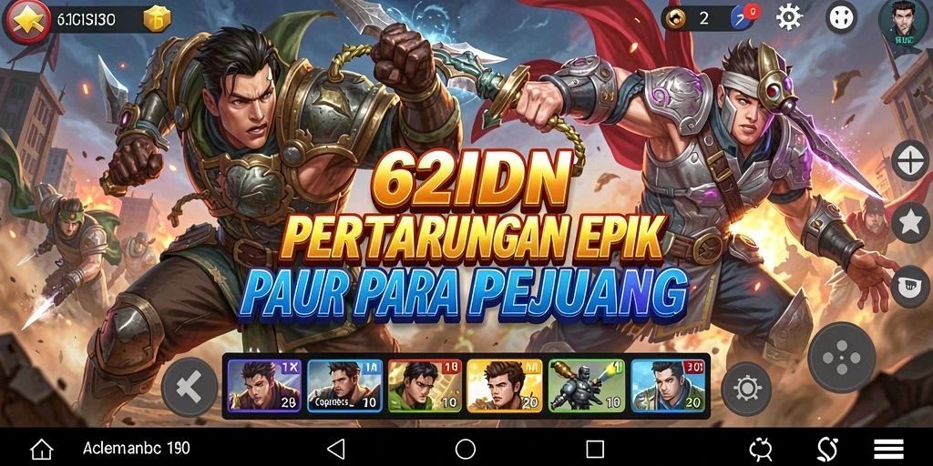 Screenshot 62IDN menampilkan pertarungan karakter yang seru.