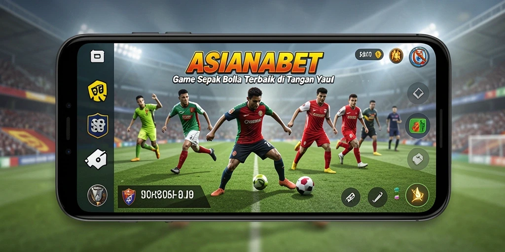 Tangkapan layar dari gameplay ASIANABET menampilkan aksi seru di lapangan.