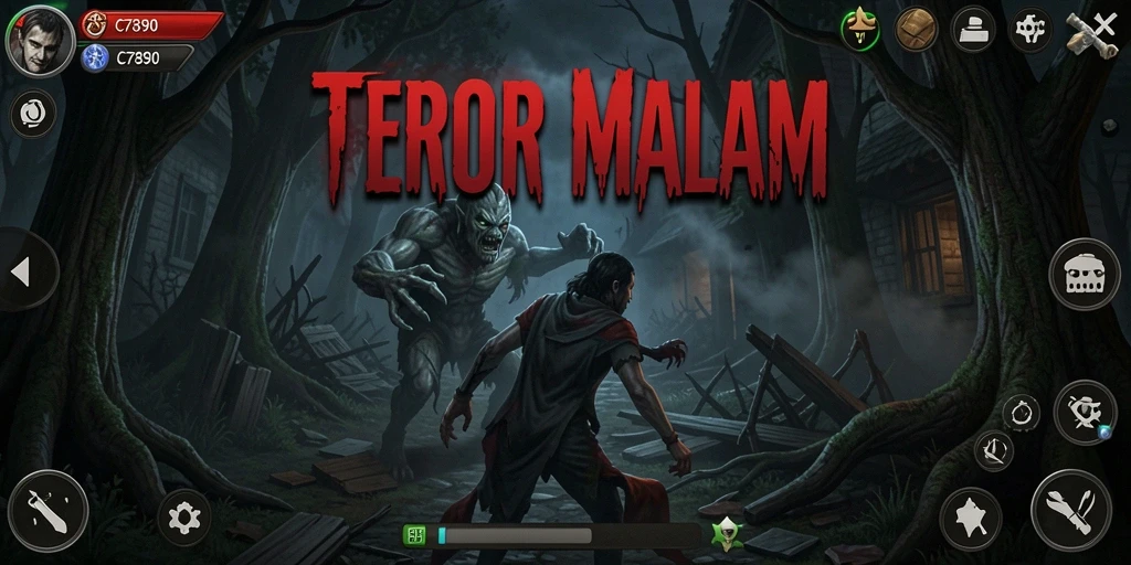 Tampilan menegangkan dari gameplay C7890 yang memikat.