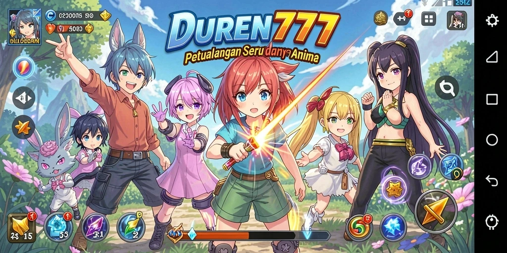 Gameplay seru dengan karakter anime yang menarik dan dinamis.
