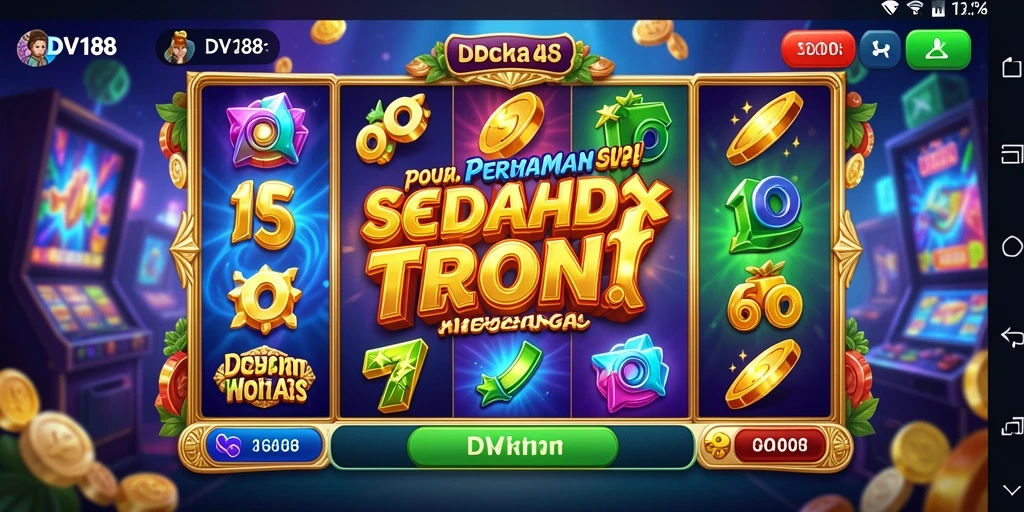 Tampilan menarik dari gameplay Slot DV188 yang seru.