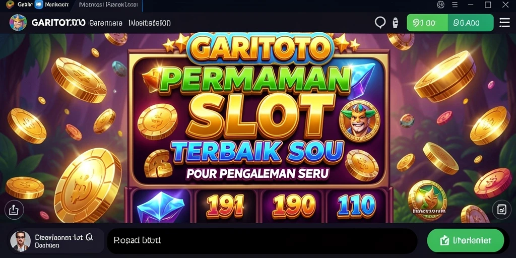 Tampilan menarik dari gameplay slot GARITOTO yang memukau.