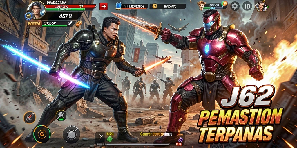 Tampilan gameplay seru dan menegangkan dari JJ62 yang penuh aksi.