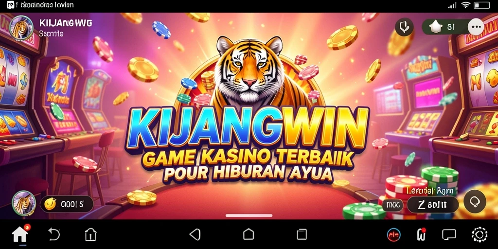 Tampilan gameplay Kasino yang menarik dan seru di KIJANGWIN.