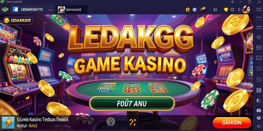 Tampilan menakjubkan di gameplay Kasino LEDAKGG.
