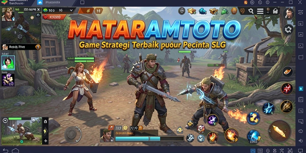 Tangkapan layar gameplay strategis dalam MATARAMTOTO.
