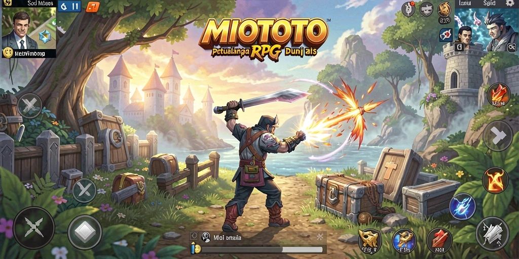 Gameplay seru dan grafis menawan dalam MIOTOTO.