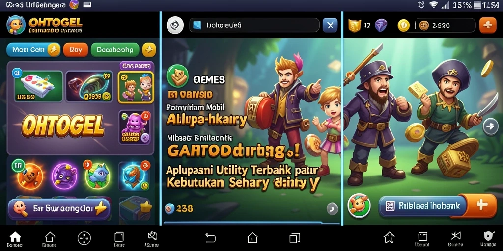 Tampilan antarmuka OHTOGEL yang sederhana dan informatif.
