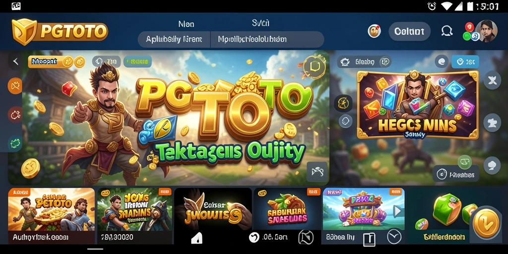 Tampilan antarmuka PGTOTO yang memudahkan pengguna.