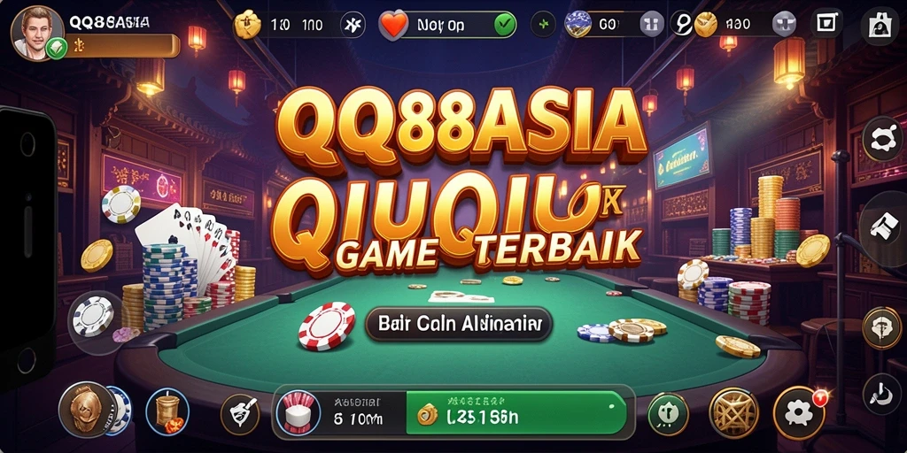 Screenshot gameplay intens dalam permainan QiuQiu.