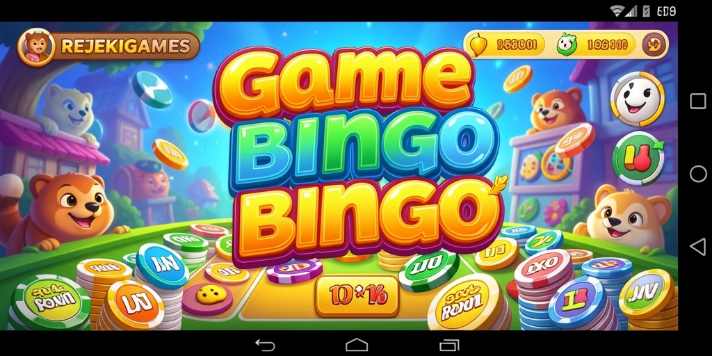 Tampilan menarik saat bermain Bingo di REJEKIGAMES.