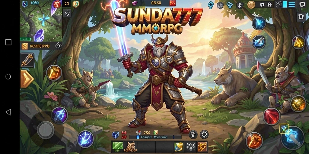 Tampilan gameplay epik di dunia petualangan SUNDA777 yang menakjubkan.