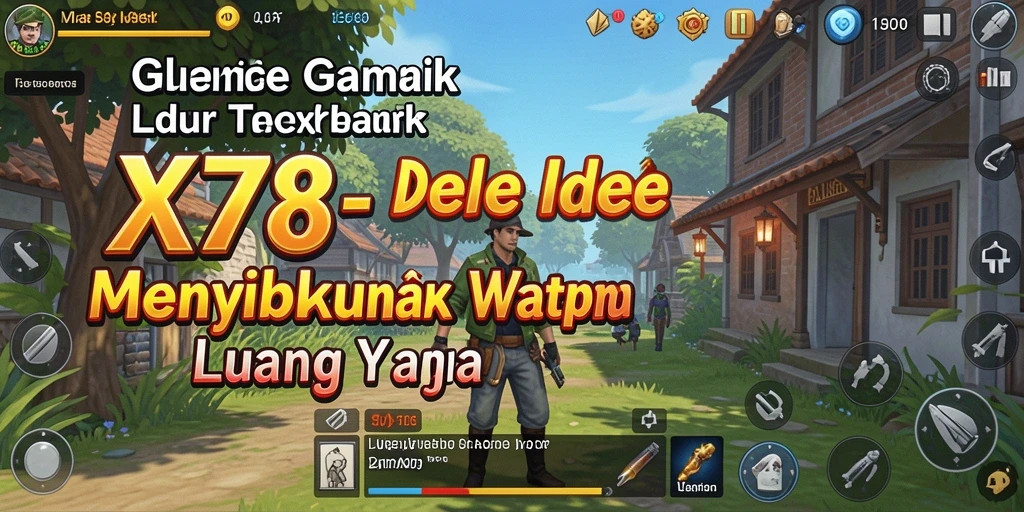 Tampilan gameplay X78 yang memukau dalam permainan Idle.